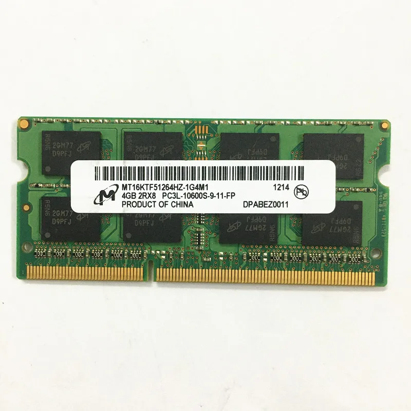 PC3L-10600S-9-11-FP DDR3 1333 4GB de memória Portátil