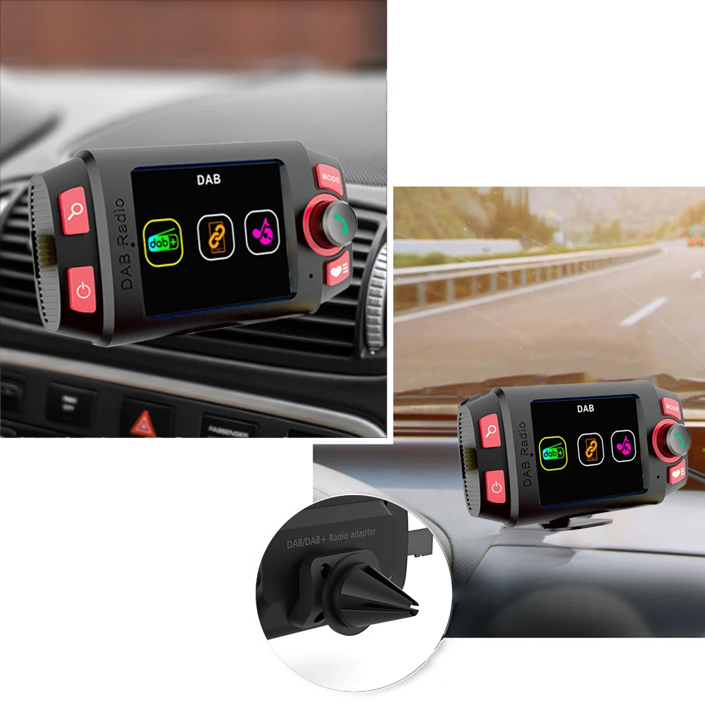 Автомобильный беспроводной радиоадаптер DAB +/DAB автомобильный FM передатчик с