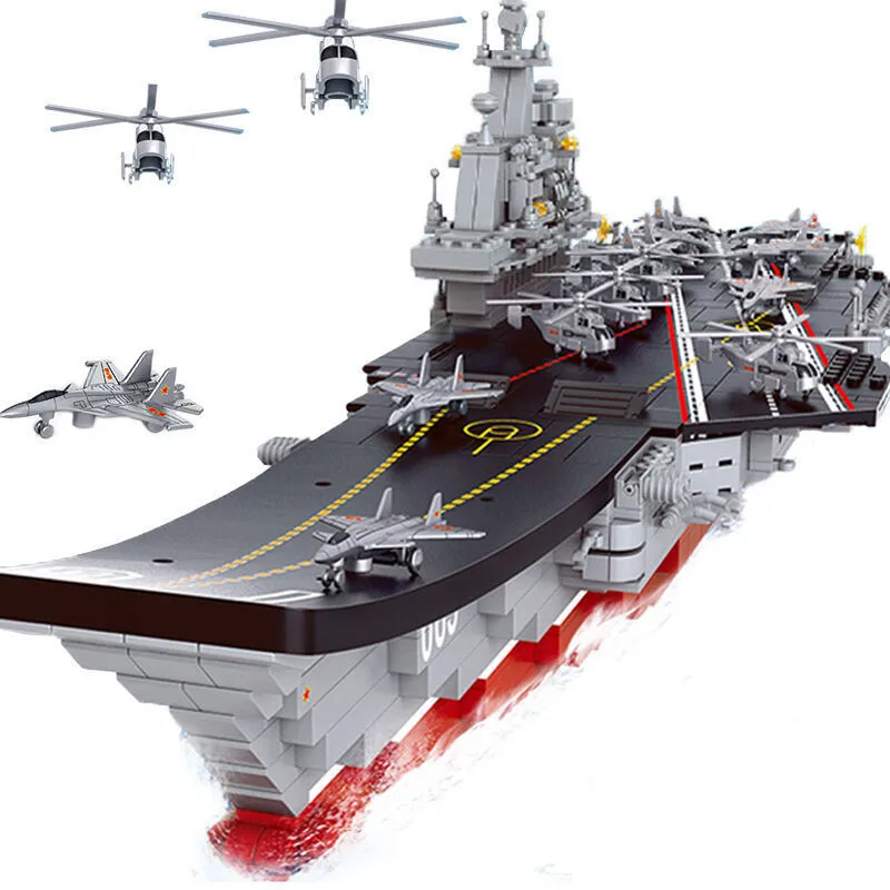 

NAVY Military Building Blocks ARMY 1:450 Aircraft Cruiser Warship Battleship Submarine Weapon DIY Creative Brinquedos Boys Toys
