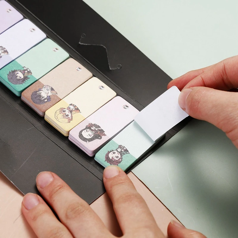 1 шт. аниме демон убийца Блокнот закладки мини липкая закладка для заметок липкий