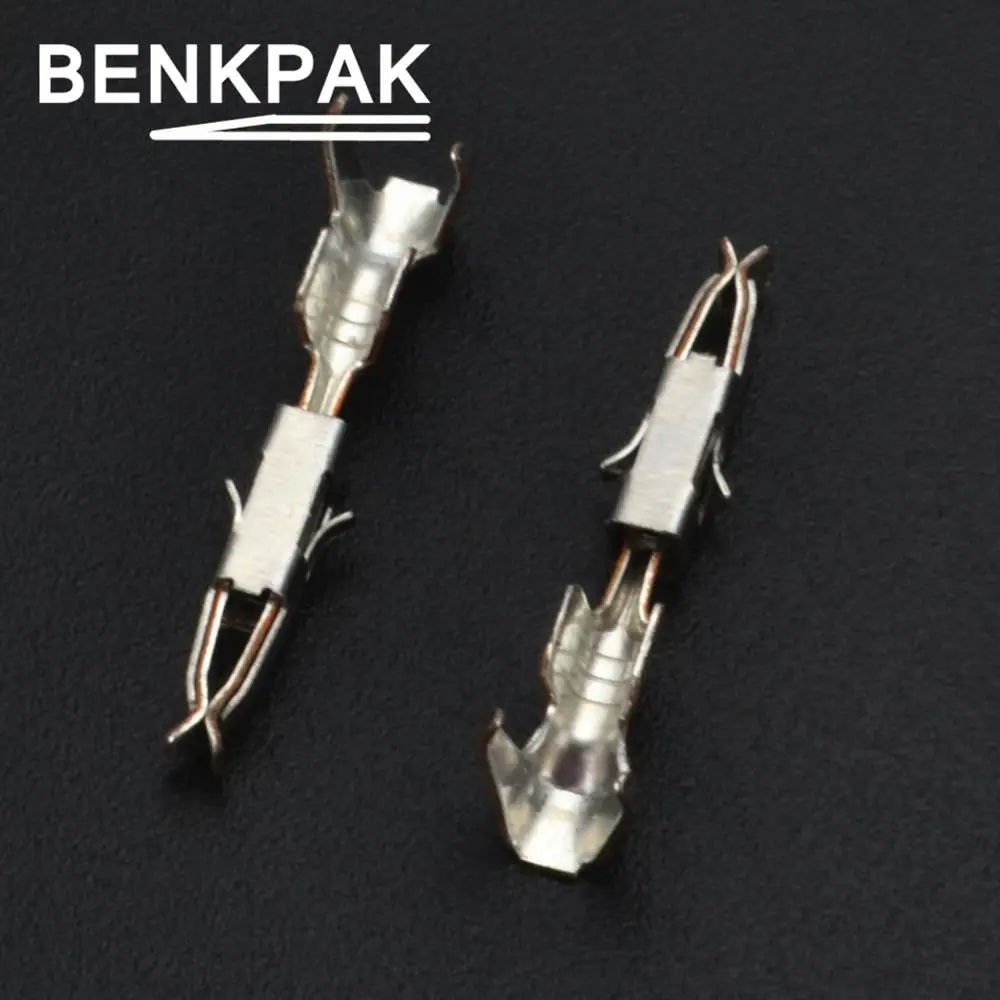 

BENKPAK 20pcs/lot 1.5mm Female Crimp terminal Connectors for Car,964274-2 car terminals for VW,17-20 AWG,0.5~1 mm2