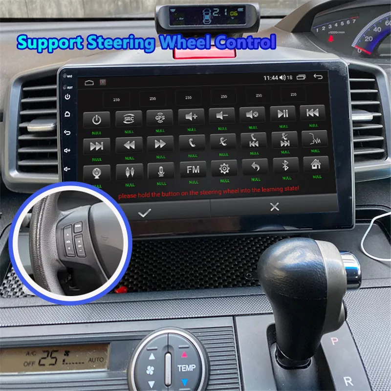 Фото Автомагнитола на Android 12, Dvd, стерео, мультимедийный автомобильный GPS-навигатор, головное устройство Carplay для Honda свободный Спайк Gb3 Gb4 Gp3 2008-2016 №2