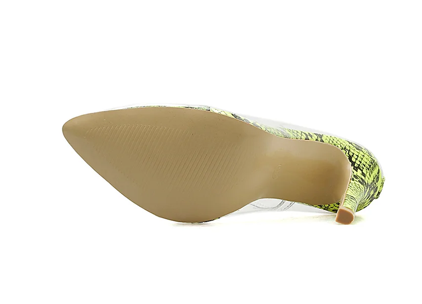 Новинка 2019 года пикантные женские туфли лодочки из ПВХ с прозрачными кристаллами