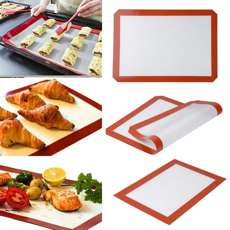 Силиконовый коврик для выпечки антипригарный термостойкий кухонный лист