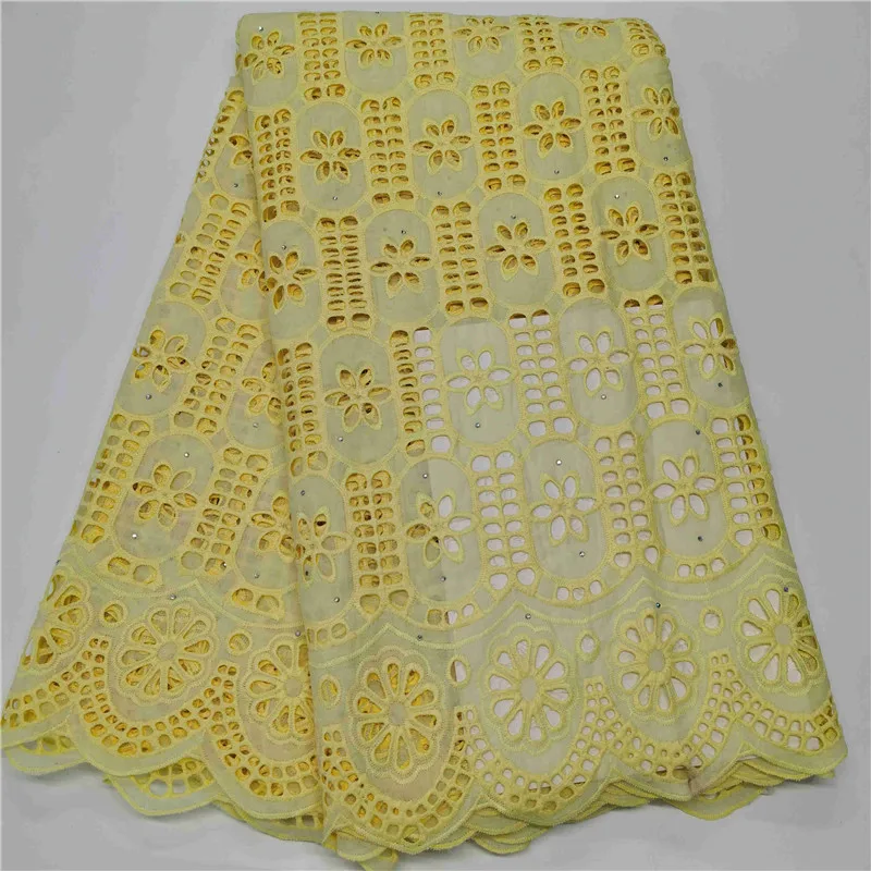 

5yards eyelet swiss voile lace fabric comfortable cotton lace fabric in swizerland good quality cotton lace for dress A329303