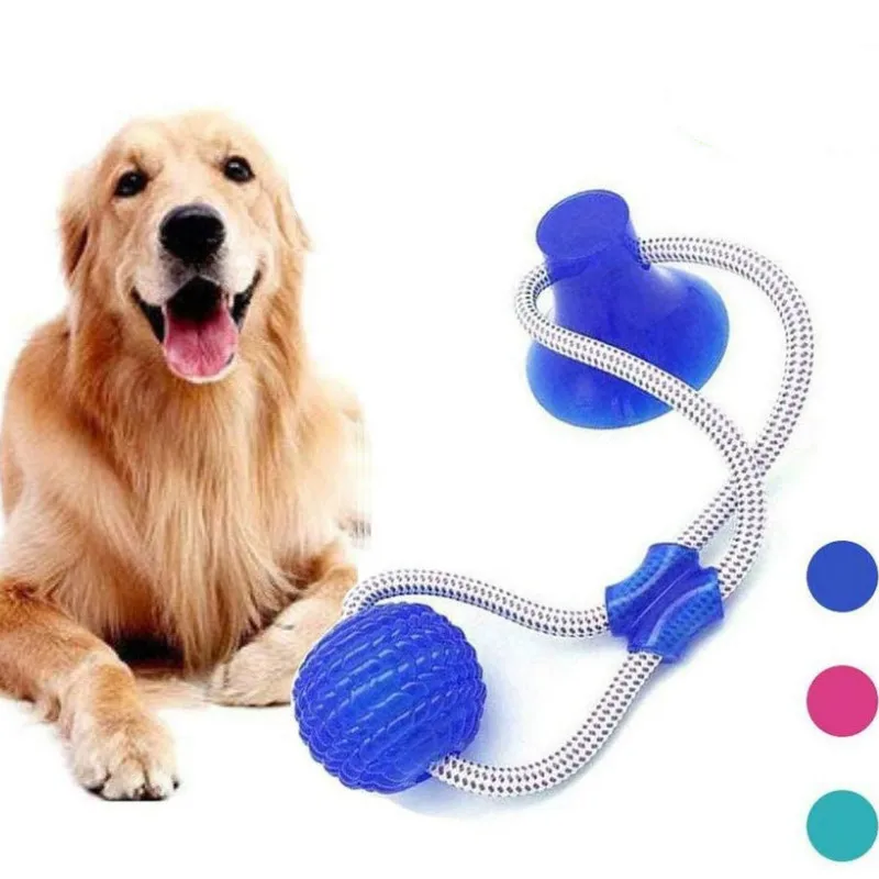 Умная игрушка для домашних животных устойчивая к укусам Интерактивная присоска