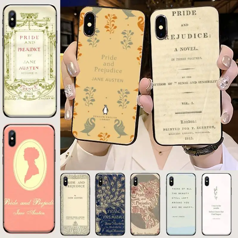 Чехол для телефона Pride And Ford Jane Austen iPhone 11 12 mini pro XS MAX 8 7 6 6S Plus X 5S SE 2020 XR|Бамперы| |