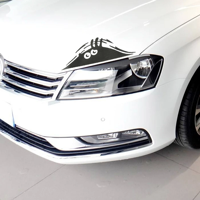 Забавный подглядывающий Монстр наклейка на автомобиль для Nissan Teana X Trail Qashqai Livina
