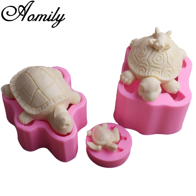 Силиконовая форма для тортов Amoliy S/M/L в форме черепахи силиконовая украшения