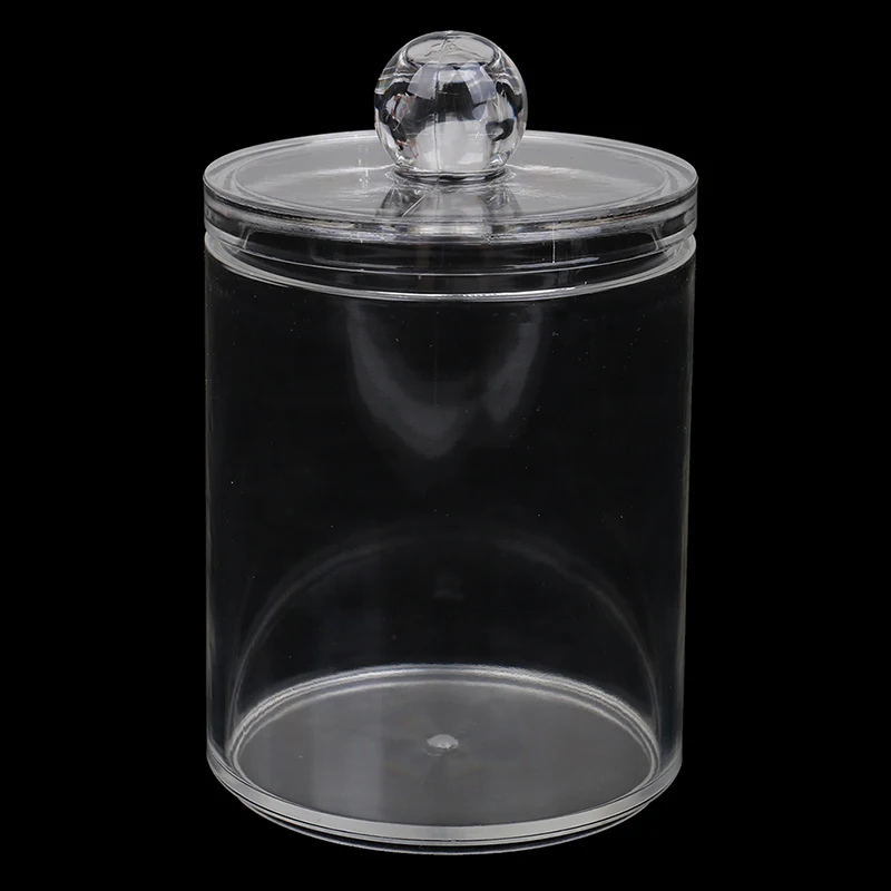 

7X10CM Single Layer Clear Acrylic Storage Box Holder Transparent Cotton Swabs Stick Cosmetic Makeup Organizer Case Wholesale