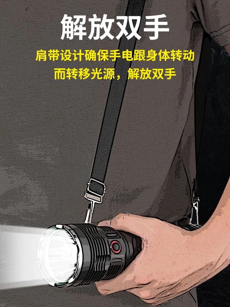 値段 強力なポータブル屋外懐中電灯,充電式屋外懐中電灯,キャンプ用品,50fl