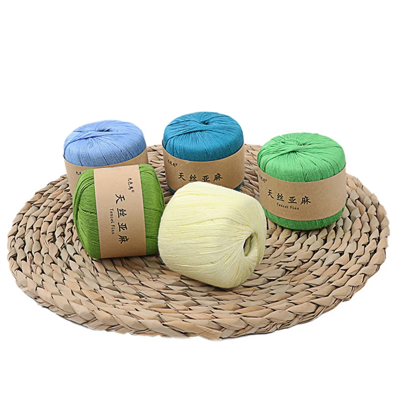 Льняная пряжа красочная шерстяная сделай сам материал для изготовления подушек