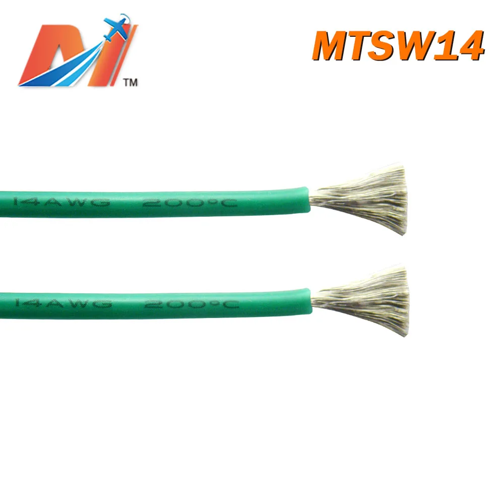 Maytech распродажа (1 метр) кремниевый провод AWG14 зеленого цвета | Электроника