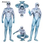 Игровой костюм для косплея PS4 Spirit, Череп, паук, костюм супергероя, костюм на Хэллоуин, комбинезон для детей и мужчин