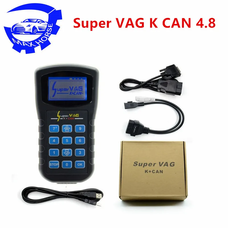 Супер для Vag k Can 4 8 инструмент коррекции одометра VW odemeter Super VAG K + CAN версии 6 |