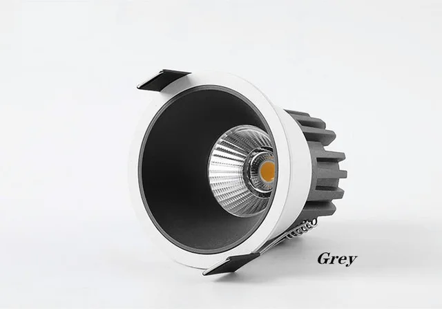 С регулируемой яркостью круговой с антибликовым покрытием COB светодиодный