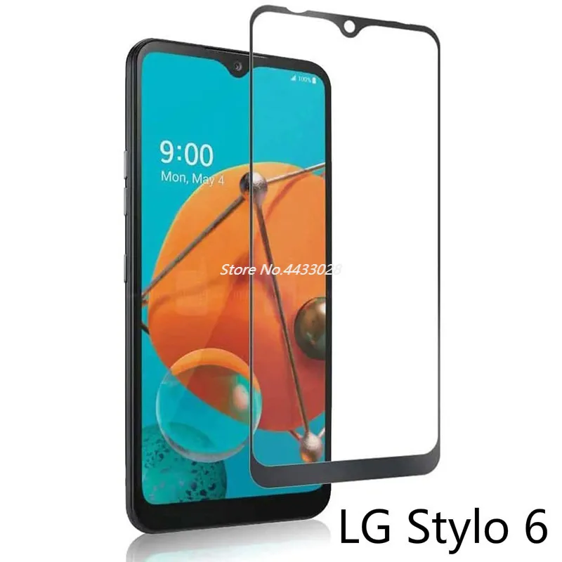 2 шт. закаленное стекло для LG Stylo 6 защита экрана 2.5D 9H полное покрытие LM Q730TM Stylo6