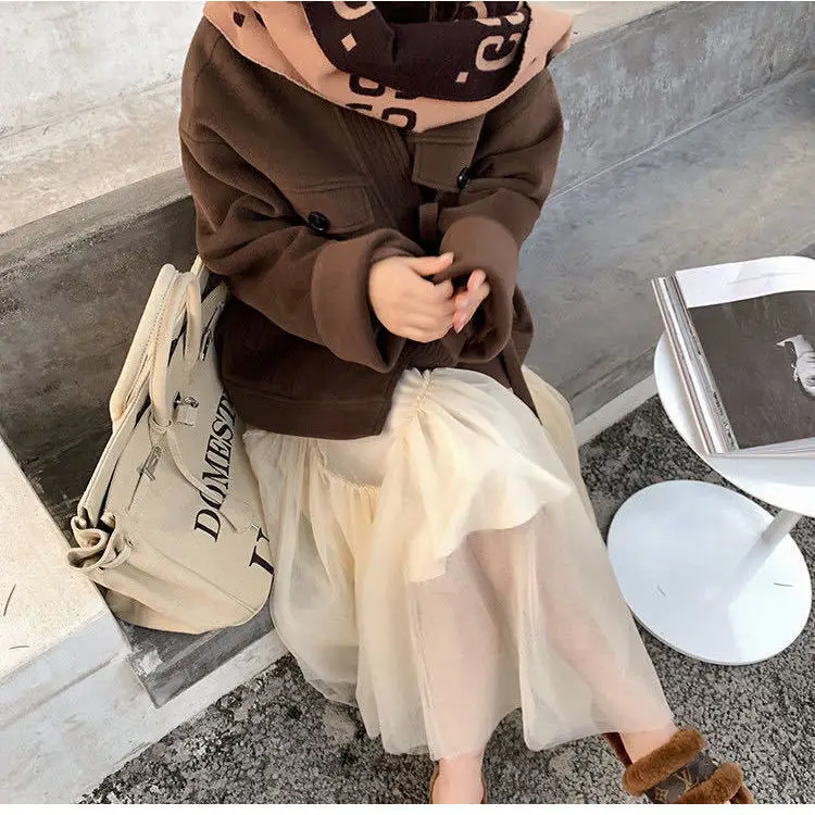 

2020 pink coat Oversize female Long New Korean temperament women's popular Outerwear woolen coat