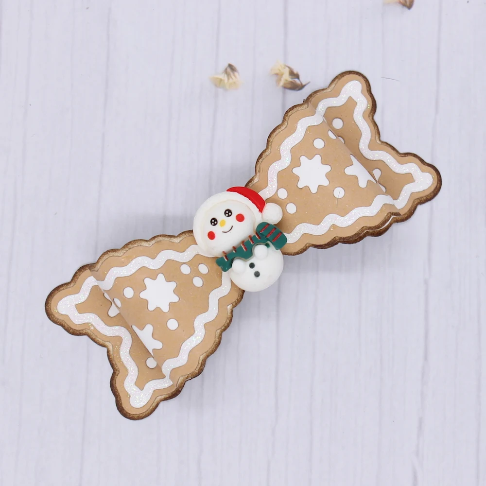 KSCRAFT рождественские пряничные банты для печенья металлические штампы трафареты