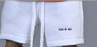 

1/6 Male Soldier Casual white sweater T-shirt black Reflective jacket coat sports Pants for 12 inch TBL M33 M34 M35 Body Figure