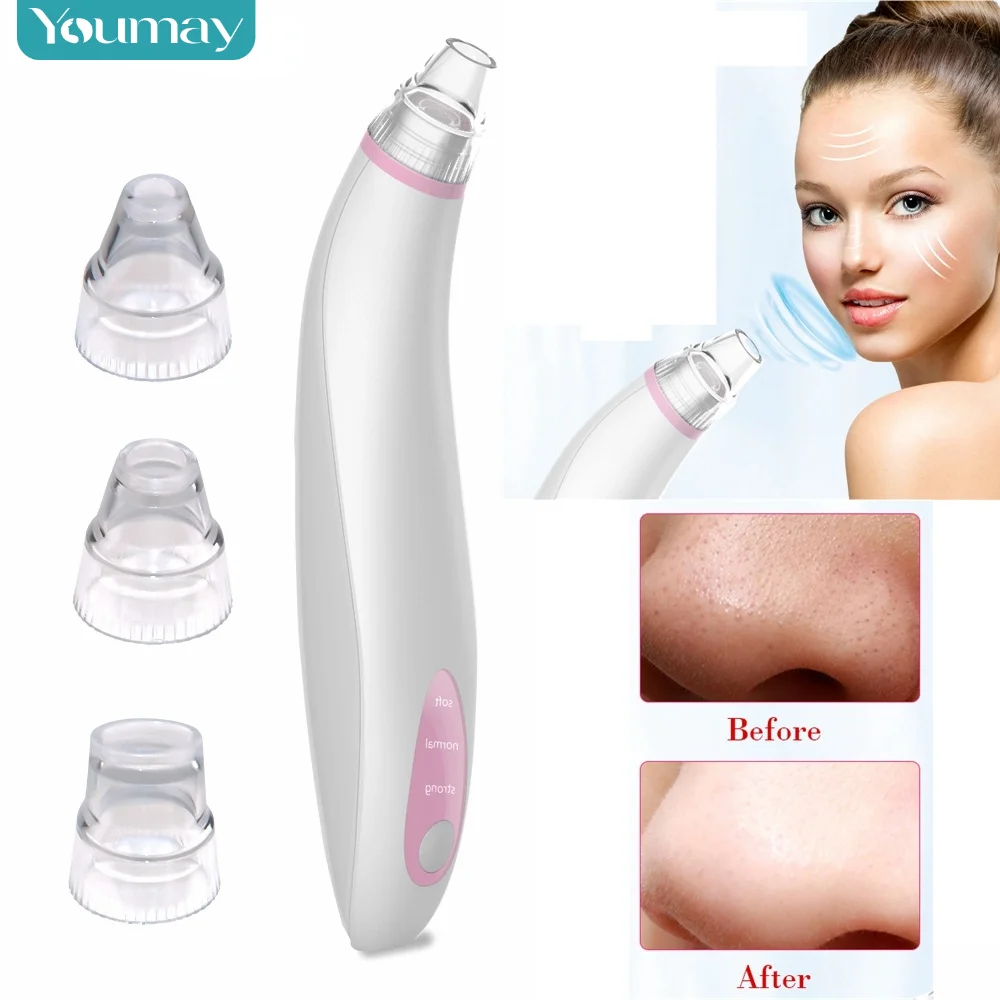

Facial Blackhead Remover Instrument Electric Pore Cleaner Black Dot Acne Vacuum Suction Face Cleaning Beauty Skin Care Tool