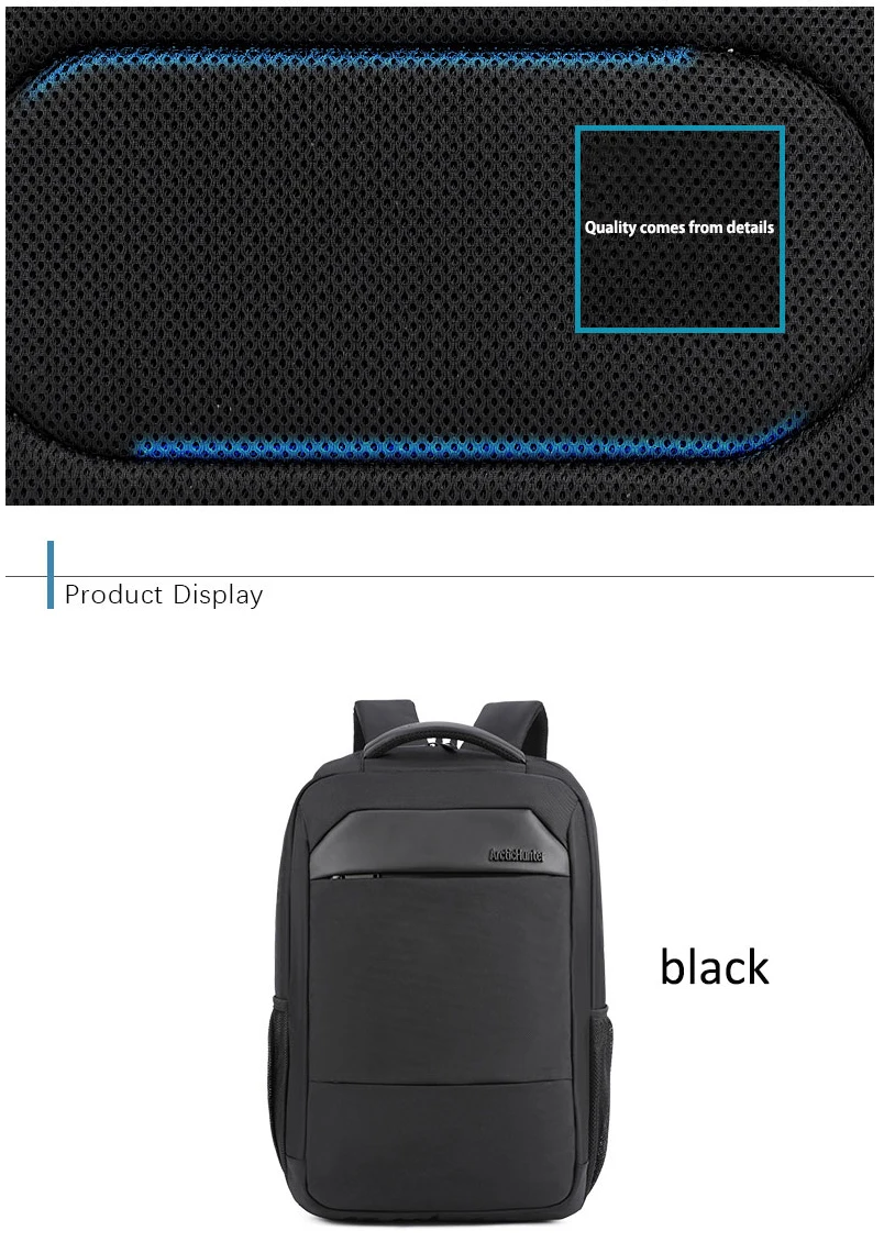 ARCTIC HUNTER, новинка, повседневная мужская сумка Mochila, мужская сумка через плечо, нейлоновая, водонепроницаемая, для студентов колледжа, сумка для компьютера, рюкзак, школьный ранец