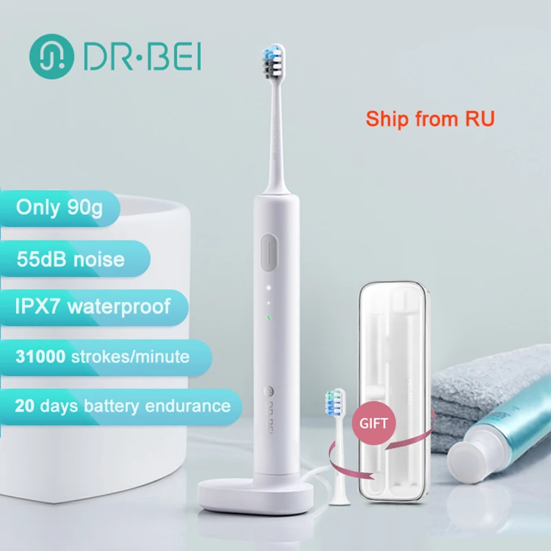 DR·BEI Sonic Rechargeable Electric Toothbrush for Ultrasonic Automatic Toothbrush 2 Modes Rechargeable Waterproof Xiaomi Youpin enlarge