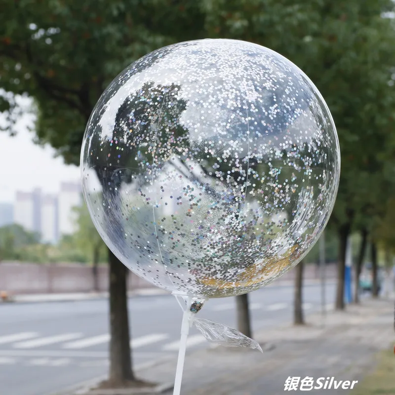 Гигантский шар из розового золота яркая расшитая блестками на день рождения