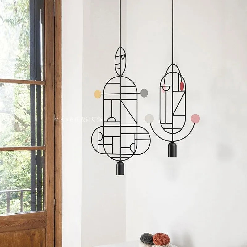 Индивидуальная люстра креативная постмодернистская простая светодиодная в