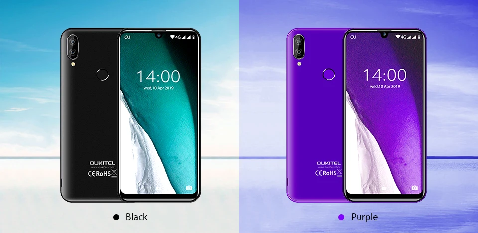 OUKITEL C16 PRO 5,71 ''HD+ большой экран 4G смартфон MT6761P четырехъядерный 3 ГБ 32 ГБ Android 9,0 Pie Face ID мобильный телефон