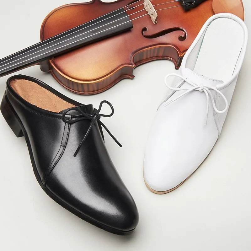 Новинка 2019 года сезон лето мужские повседневные Шлепанцы из натуральной кожи