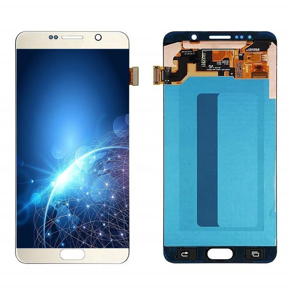 ЖК дисплей для SAMSUNG Galaxy Note 5 N920 N920F N920A N920C 7 '' оригинальный Amoled с сенсорным