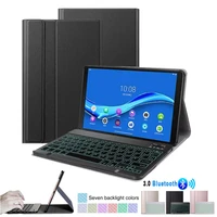 backlit keyboard case for lenovo tab m10 plus tb x606f tbx606x 2020 wireless keyboard for m10 fhd 2nd gen tablet stand cover