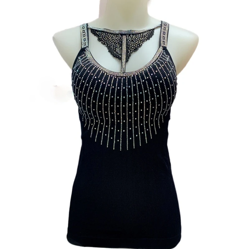 Bling Стразы Женская Мягкая кофта сексуальная блестящая женская с драгоценными