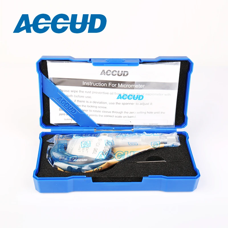 Наружный микрометр ACCUD 0 25/25 50/50 75/75 100/100 125/125 мм|Микрометры| |