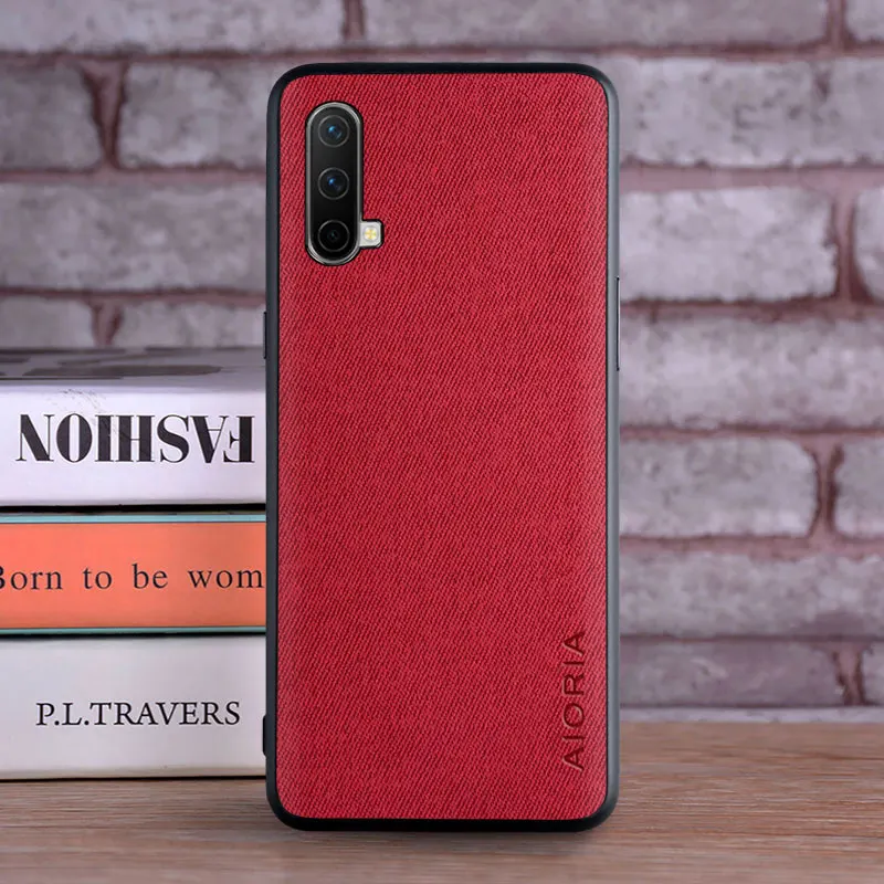 case for oneplus nord ce 5g core edition 5g coque luxury textile leather skin soft tpu hard phone cover for oneplus nord ce case free global shipping