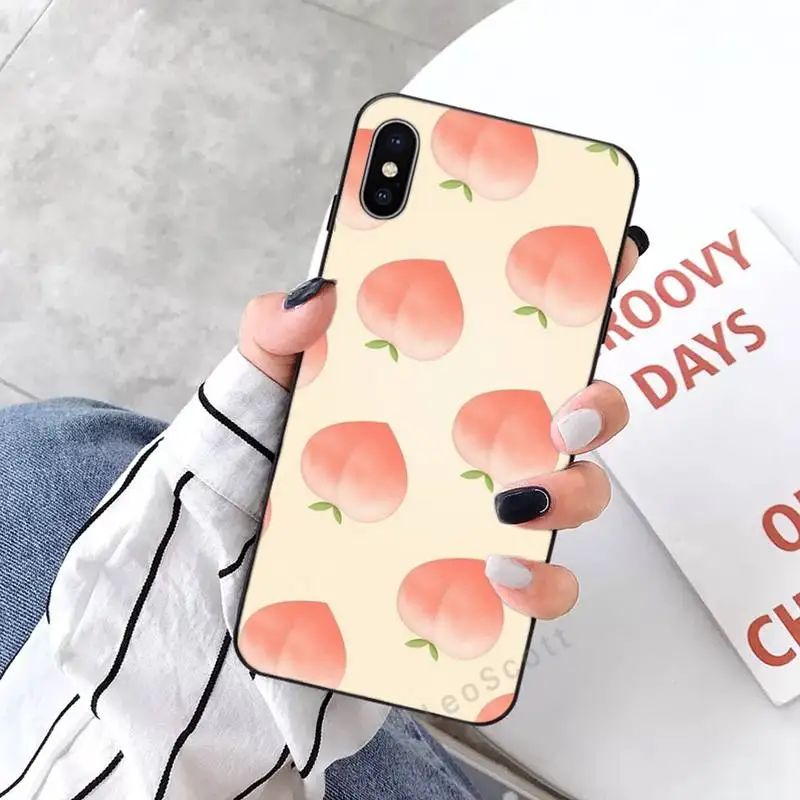 

Pink Cherries Cherry Strawberry Phone Case for iPhone 11 12 mini pro XS MAX 8 7 6 6S Plus X 5S SE 2020 XR