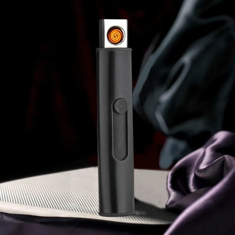 Usb зарядка ветрозащитная Зажигалка Электроника точечный детектор дыма