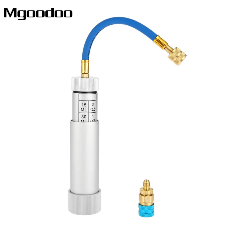Mgoodoo ручной поворот A/C AC 2OZ масляный инжектор красителя R134a R12 R22 Snap Быстрый