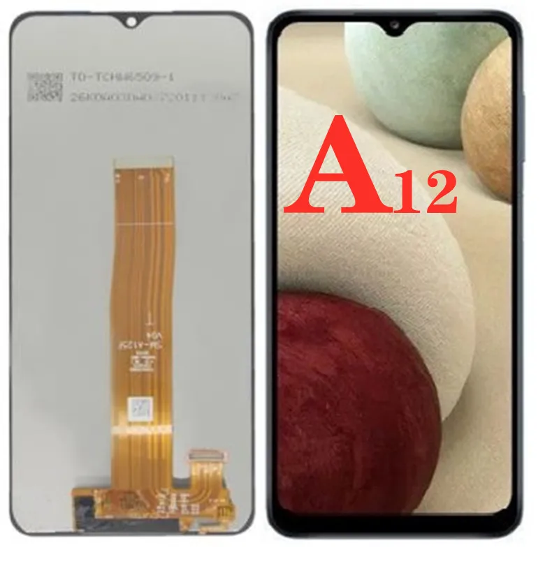 Pantalla t&aacute;ctil LCD para m&oacute;vil, digitalizador Original para Samsung Galaxy A12, A125F, A125, A125H, A125F/DS-0
