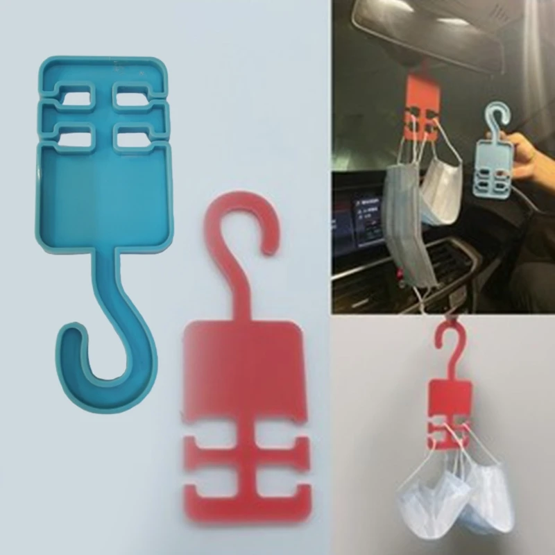 

Epoxy Resin Mold Shiny Hook up Silicone Mould DIY Crafts Decorations Making Tool KX4C