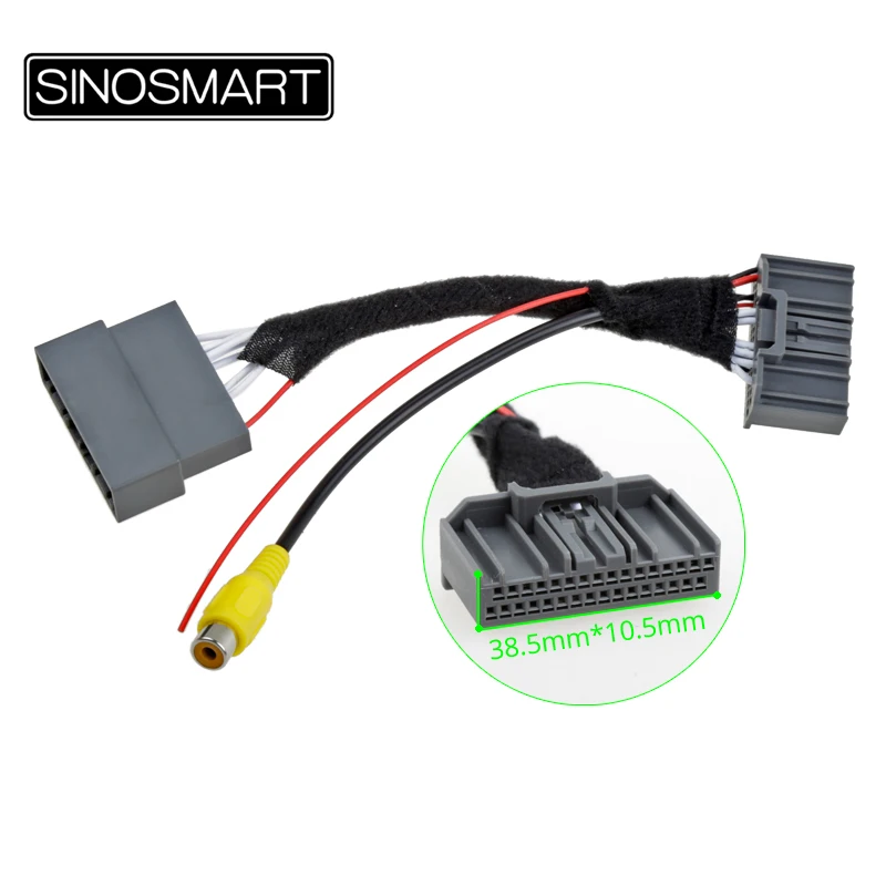SINOSMART C32D камера заднего вида Соединительный кабель для Honda AVANCIER/ Civic/ Acura CDX