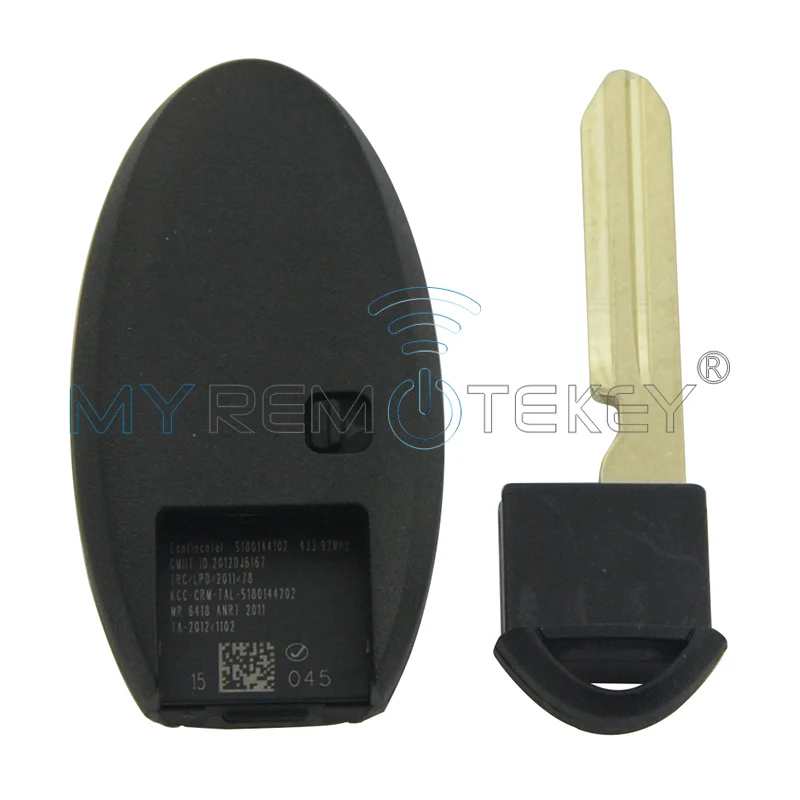 Ключ для Nissan Qashqai X Trail 2 кнопки 433 9 МГц|key button|buttons buttonskey button |