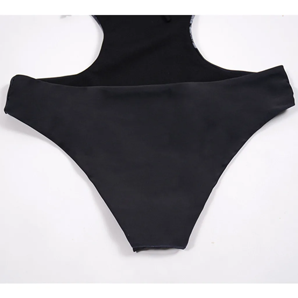

2021 Sexy One Piece Swimsuit V-neck Swimwear Women Vintage Retro Bathing Suit Fashion Beachwear Swim Wear Biquini Set Monokini