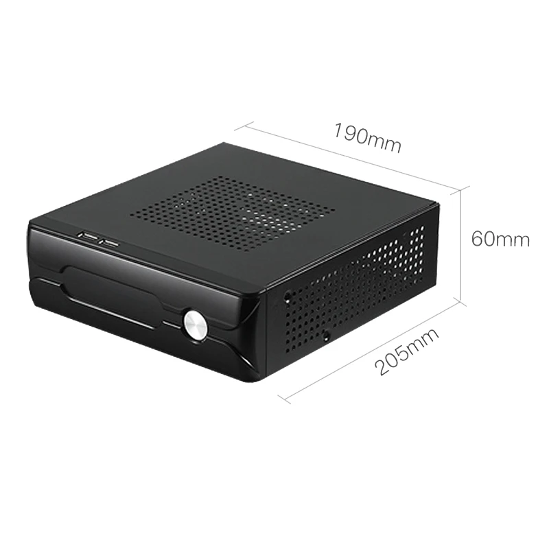 Настольный блок питания для игр HTPC хост офиса дома 2 0 дюйма USB Mini ITX с радиатором
