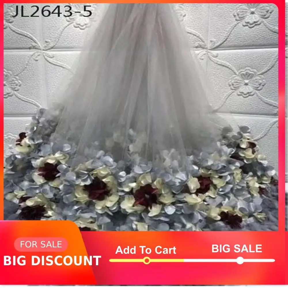 Новейший модный стиль серый цвет блестящая Вышивка перо Сетка кружево Вечерние