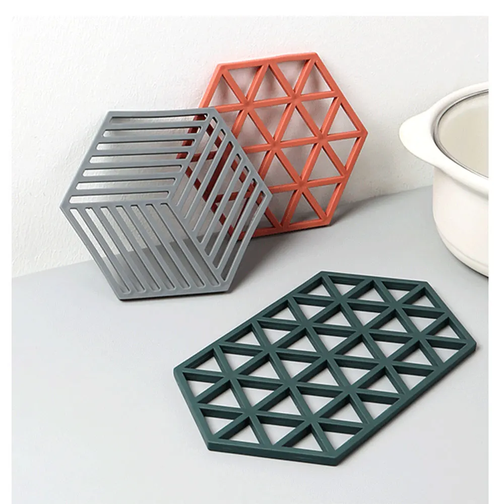 Визуальные сенсорные разноцветные Противоскользящие силиконовые подставки под