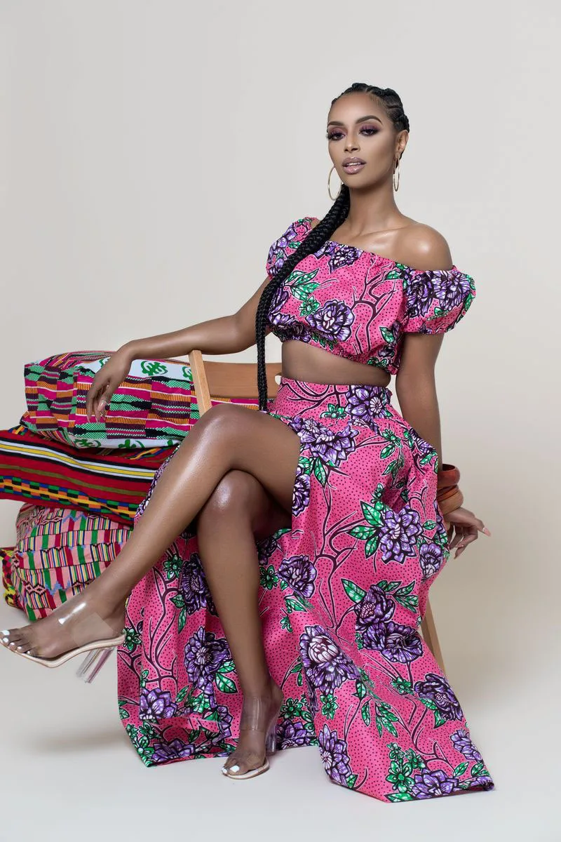 Женский укороченный топ Danshiki из Анкары длинное платье с принтом открытыми