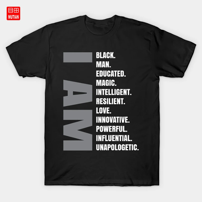 I Am | Футболка для черного человека активисты афроамериканок Майкл Браун бротас