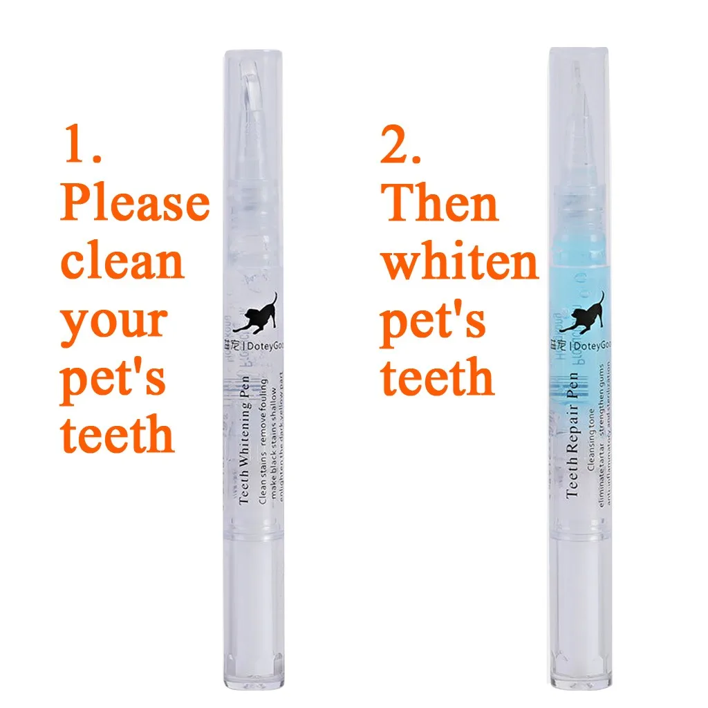 

Pet Teeth Cleaning Repair Kit Dog Cat Tartar Stone Cleaning Pen 5ml Teeth Cleaning Pen For Pets Tartar Remover Tool New #751